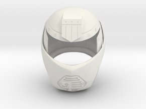 Judge Dredd 1995 - Judge Hunter Helmet in White Natural Versatile Plastic