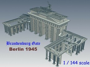 1-144 Brandenburg Gate Ruins in White Natural Versatile Plastic
