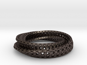 Colosseum Bracelet in Polished Bronzed Silver Steel