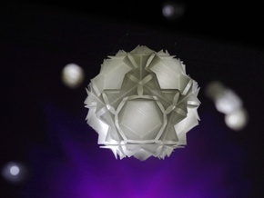 hydrangea star 01 in White Processed Versatile Plastic