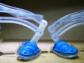 Mojo headpiece clip - long in White Processed Versatile Plastic