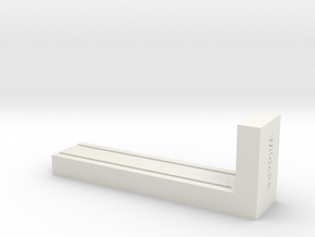 NTrak-End-Lay in White Natural Versatile Plastic