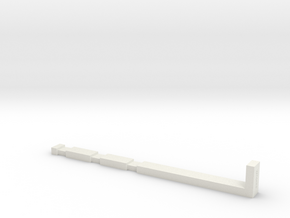 NTrak-Edge-Lay in White Natural Versatile Plastic