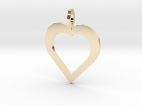 Kodas Heart in 14k Gold Plated Brass