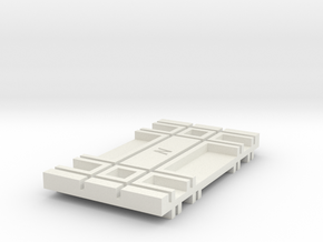 Trak-Spacing-Block-1 in White Natural Versatile Plastic