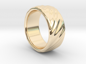 Canvas Ring - 20mm in 14K Yellow Gold