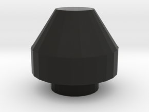 Snorkel air intake cap small D90 Gelande 1:10 in Black Natural Versatile Plastic