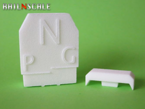 NEM 102 Umgrenzungsprofil (N 1:160) in White Natural Versatile Plastic