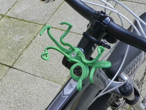Kraken Bike Mount for LG G3 (5.5" phones) in Green Processed Versatile Plastic