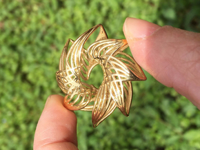 Sun Wind in Polished Brass