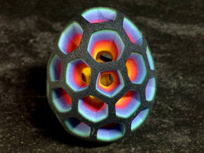 Mosaic Egg #2 in Full Color Sandstone