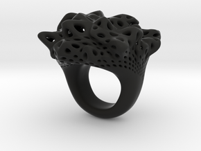 Nebula Ring in Black Natural Versatile Plastic