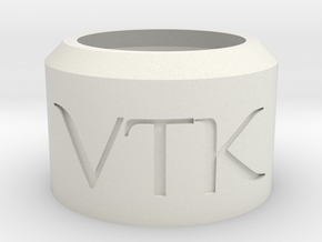 Vertek Single 'Smoke Ring Toy' by Adolist in White Natural Versatile Plastic