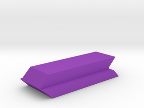 Table Number Blank Digit in Purple Processed Versatile Plastic