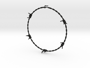 Barbed Wire Choke 2mm in Black Natural Versatile Plastic