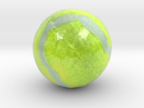 The Tennis Ball-mini in Glossy Full Color Sandstone
