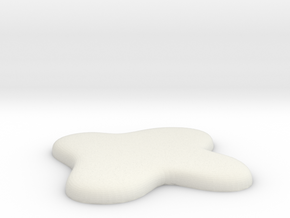 Spill Token in White Natural Versatile Plastic