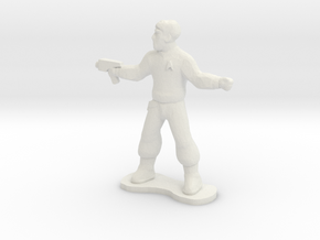 Security Officer in White Natural Versatile Plastic