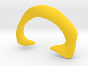 Cleromancy Token - Hearing/Communication/Discussio in Yellow Processed Versatile Plastic