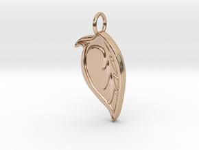 Luxurious Leaf - Small in 14k Rose Gold Plated Brass