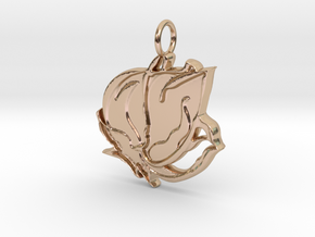 Elegant Bloom - Small in 14k Rose Gold Plated Brass