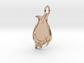 Delicate Bulb - Small in 14k Rose Gold Plated Brass