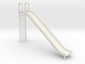 Playground Slide - HO 87: Scale in White Natural Versatile Plastic