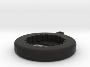 Bottle Opener in Black Natural Versatile Plastic