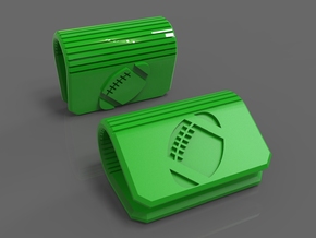 Webcam Privacy Cover Football Edition in Green Processed Versatile Plastic