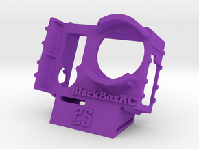 ExoPro GoPro 3 & 4 WEDGE Case (25deg) in Purple Processed Versatile Plastic