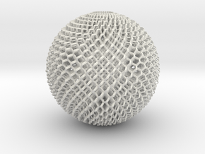 Diamond Sphere in White Natural Versatile Plastic