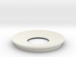 Lieberkuehn Reflector 58mm Dia. 50.8mm WD in White Natural Versatile Plastic
