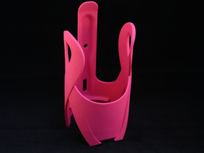 Ribbon Bottlecage - Designed by Daan Mulder in Pink Processed Versatile Plastic