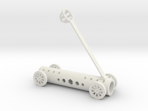 Office desk Catapult V 2.0 (1cm smaller) in White Natural Versatile Plastic