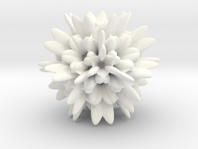 Leandra -Pendant- in White Processed Versatile Plastic