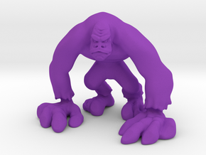 Gorilla Guy Var 2 Relaxed in Purple Processed Versatile Plastic