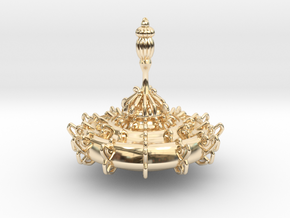 Ornate Top in 14K Yellow Gold