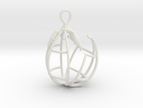EggClaw Cage 3 in White Natural Versatile Plastic