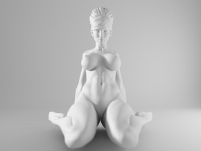 1/10 Sexy Girl Sitting 006 in White Natural Versatile Plastic