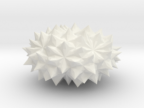 Conway Polyhedron {lmbA4} in White Natural Versatile Plastic