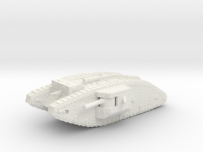 1/144 Mk.IV Male tank in White Natural Versatile Plastic