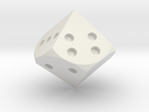 Tetragonal trapezohedron D8 in White Natural Versatile Plastic