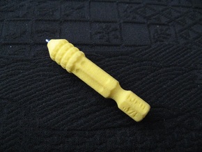 1/4" Hex Bit Pen 02 (012) in Yellow Processed Versatile Plastic