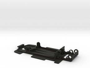 Slot car chassis for FXX 1/28 in Black Natural Versatile Plastic
