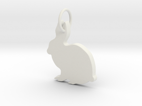 Creator Pendant in White Natural Versatile Plastic