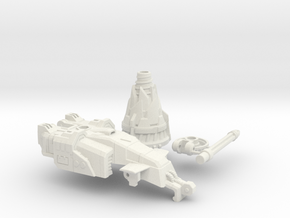Drill Tank Turret with BFD2005 in White Natural Versatile Plastic