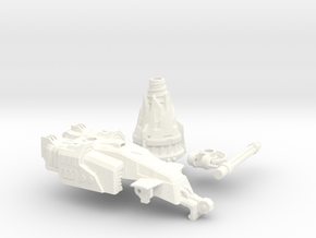 Drill Tank Turret with BFD2005 in White Processed Versatile Plastic