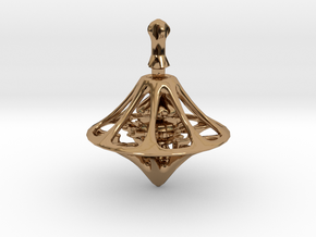 MEDIEV Spinning Top in Polished Brass