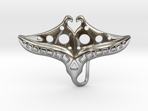 Ray Fish Butterfly in Polished Silver