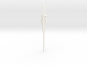 1/6 Cartoon Sword of Power in White Processed Versatile Plastic